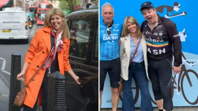 Kate Garraway and Liam Halligan cuddle up in new photo as romance rumours heat up