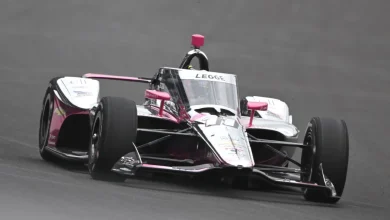 Katherine Legge's attempt at 'Double' ends with Indy 500 crash
