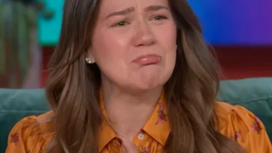 Kelly Clarkson Tears Up Discussing End of Talk Show With Rita Wilson