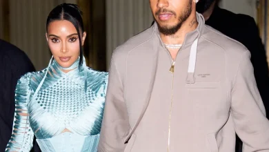 Kim Kardashian, Lewis Hamilton Hold Hands on Date Night
