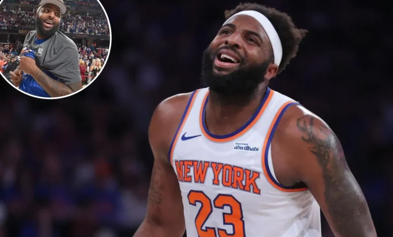 Knicks' Mitchell Robinson's broken finger happened off the court
