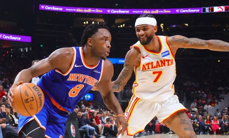Knicks finish off Hawks after record 47-point halftime lead