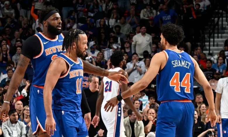 Knicks sweep 76ers, return to Eastern Conference finals