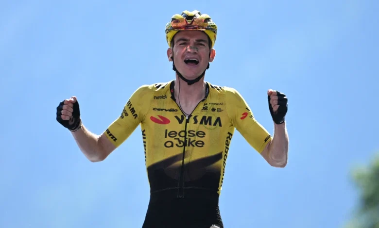 Kuss wint koninginnenrit in Giro, eindzege Vingegaard nabij, Arensman zakt weg