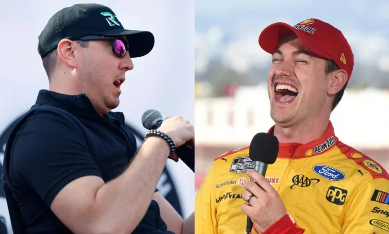 Kyle Busch smack-talked Joey Logano to the very end