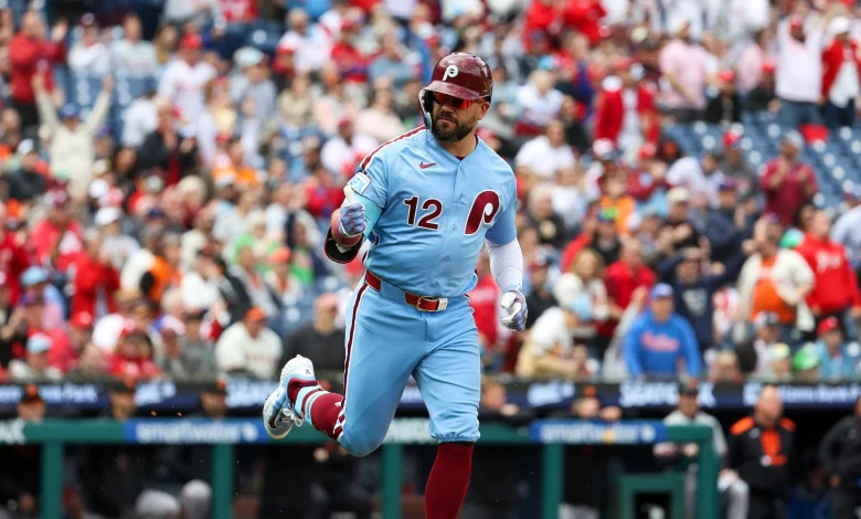 Kyle Schwarber Eclipses Babe Ruth Feat with 350th Career HR in Phillies' Win vs. Giants