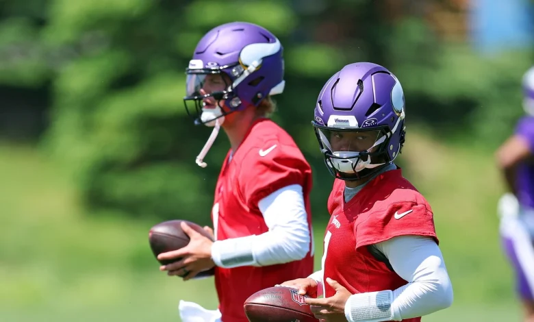Kyler Murray says his relationship with J.J. McCarthy has "been great"