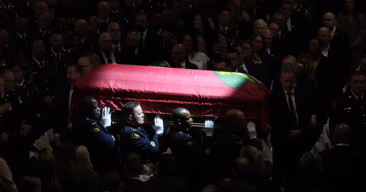 LIVE @ 10:30: Funeral for Ontario police officer killed in Highway 401 crash today
