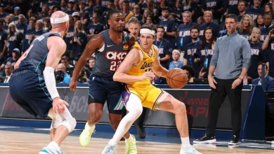 Lakers vs. Thunder Final Score: LA drops Game 2 despite big Reaves game