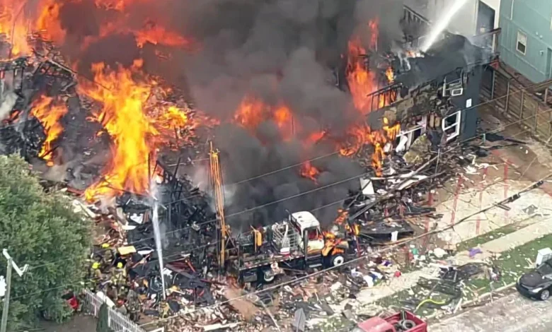Large explosion destroys Dallas apartment building; at least 1 person hospitalized, DFR says