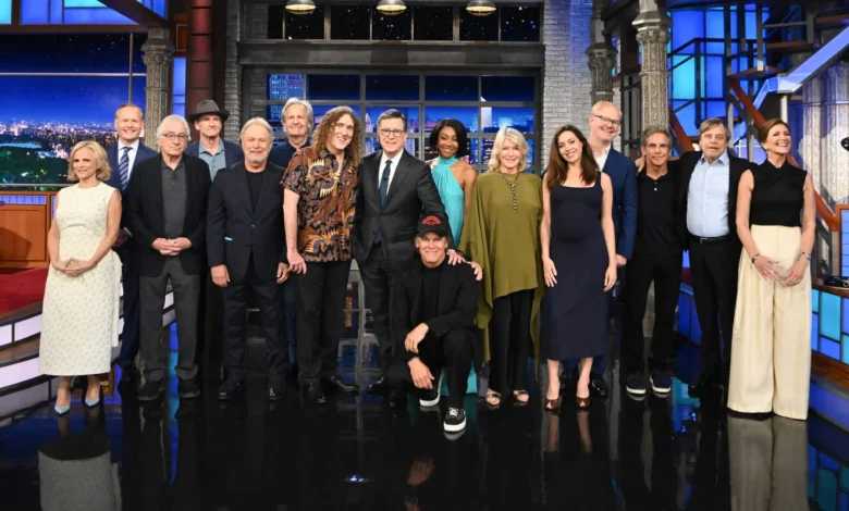 'Late Show': Stephen Colbert's Penultimate Episode Features Famous Friends Grilling Him