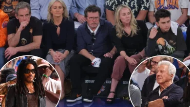 Lenny Kravitz, Dustin Hoffman headline A-list stars taking in Knicks-Cavaliers Game 1 at MSG