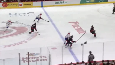 Les Hurricanes dénoncent une erreur de l'arbitre sur le but d'Ivan Demidov et un changement est réclamé