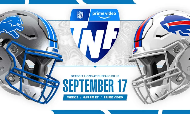 Lions to face Bills Week 2 on Thursday Night Football