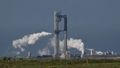 Live updates: SpaceX aims for inaugural flight of scaled-up Starship megarocket