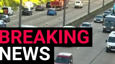 Long rush hour traffic delays on M25 after crash near London