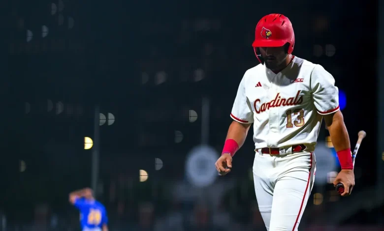 Louisville baseball out of ACC Tournament as pitching falters vs Pitt