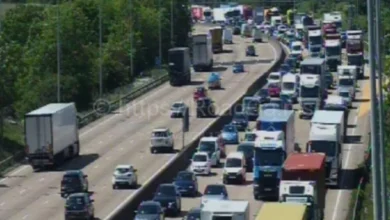 M25 traffic RECAP: Major UK motorway chaos after multi-vehicle crash - 8 mile queues