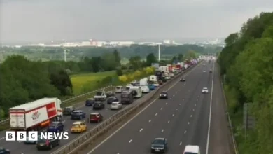 M5 traffic clears after crash caused 10-mile tailback past Portishead