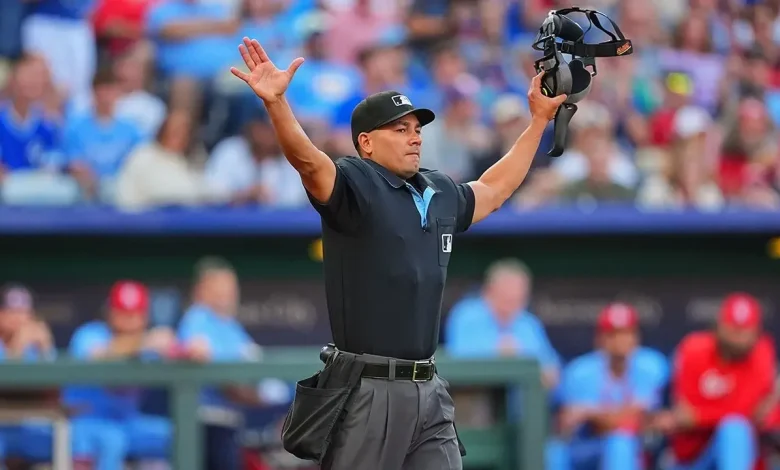 MLB ump's blown strike call overturned by ABS leaves announcer stunned: 'Yikes'