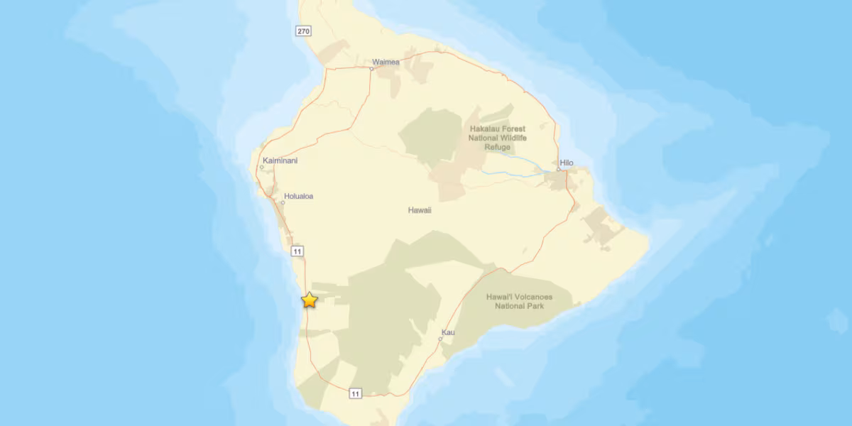 Magnitude 6.0 earthquake recorded on Mauna Loa; NO tsunami expected