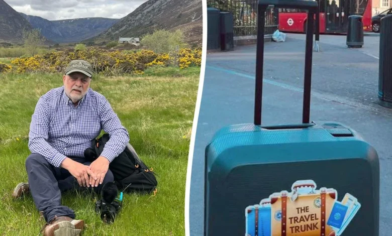 Man trapped in Scottish Highlands blames Heathrow for luggage fiasco