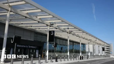 Manchester Airport T2 shut after police chase crash