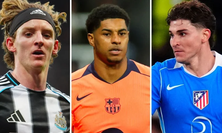 Manchester United transfer news: Marcus Rashford could still rejoin Barcelona despite Anthony Gordon deal but Julian Alvarez a factor