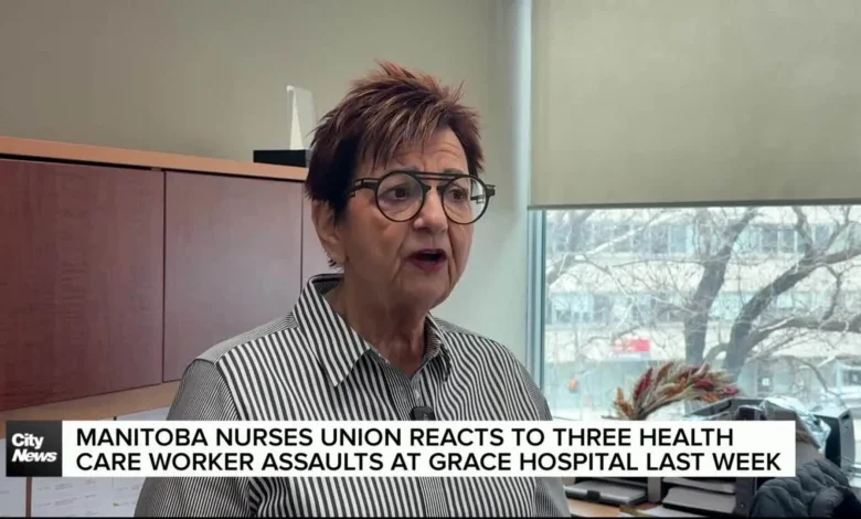 Manitoba Nurses Union reacts after 3 workers were assaulted at Grace Hospital last week