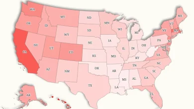 Map Shows Best States To Retire Comfortably in US