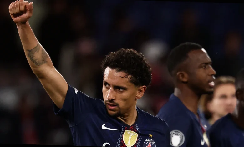 Marquinhos y PSG vs Arsenal: balón parado y final