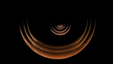Mars flyby captures spectacular, unique views of the red planet