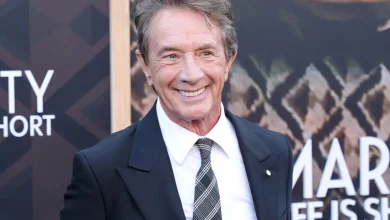 Martin Short makes first public appearance since death of daughter Katherine