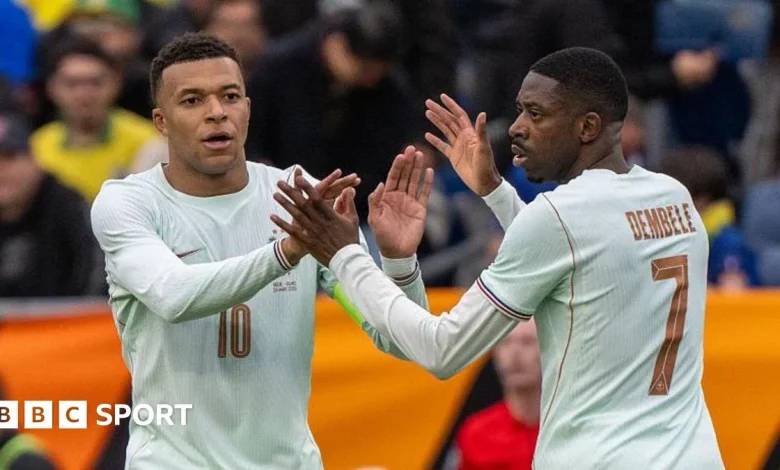 Mbappe and Dembele lead France World Cup squad