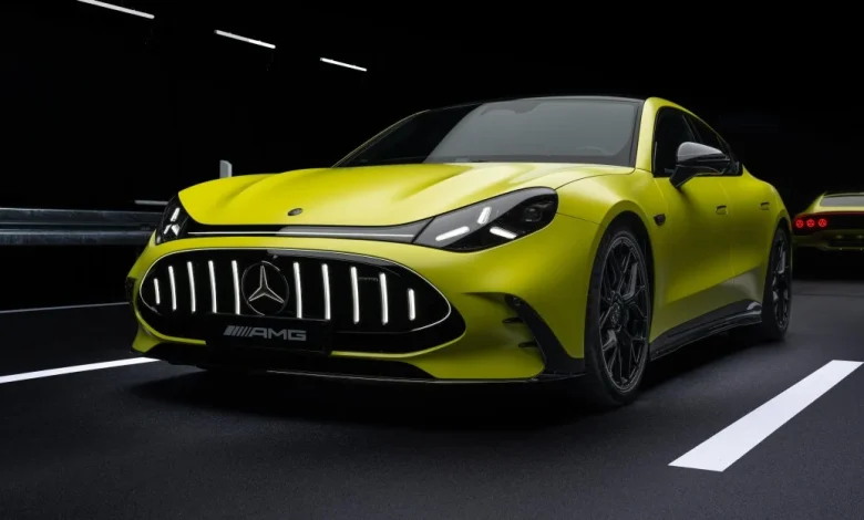 Mercedes’ electric AMG GT 4-door coupe can go 0-60 in 2 seconds