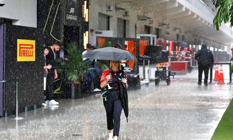 Miami Grand Prix support race cancelled as first storm arrives