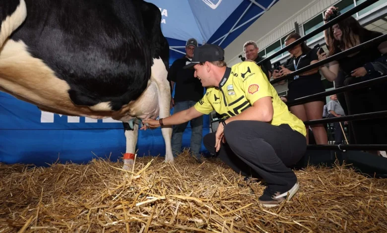 Mick Schumacher swapped F1 for the Indy 500. But first, he milked a cow