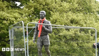 Middlesbrough's Albert Park Brian Clough statue sent for repairs