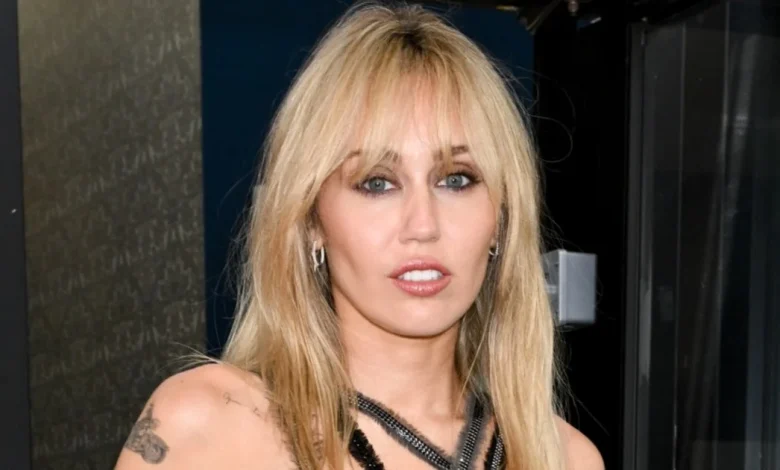 Miley Cyrus Makes the Naked Dress Trend Look Straight-up Dangerous in Bold New Photos