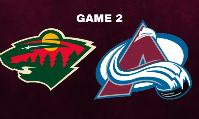 Minnesota Wild at Avalanche Game 2: One Team Makes Goalie Change, Lines, Notes & How To Watch