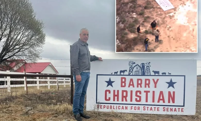 Missing Oklahoma Senate candidate Barry Christian found dead in rural area