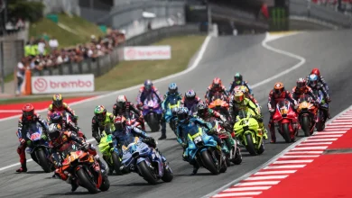 MotoGP Catalan GP red-flagged after scary multi-bike melee