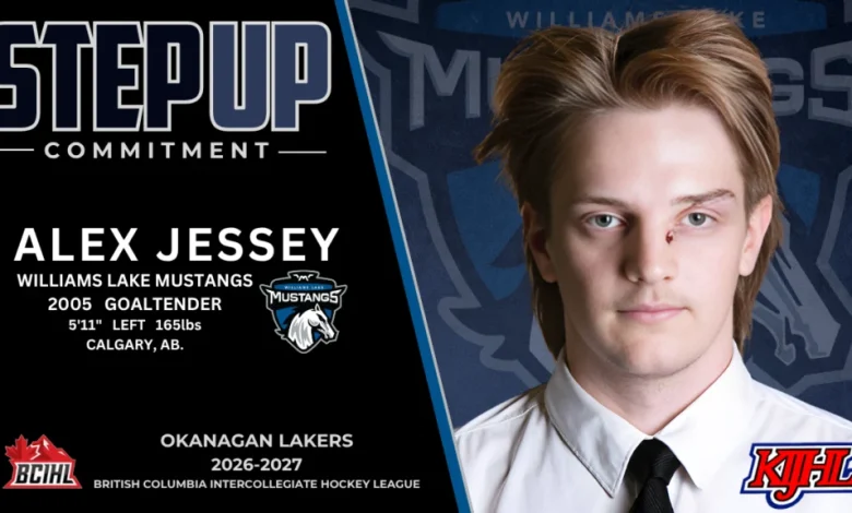 Mustangs’ Jessey commits to BCIHL’s Lakers