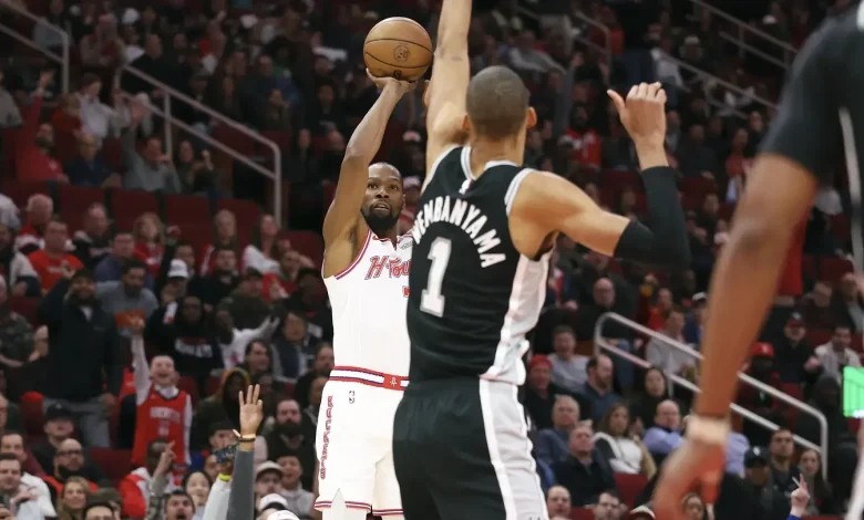 NBA Champion, All-Star Picks Rockets' Kevin Durant over Spurs' Victor Wembanyama