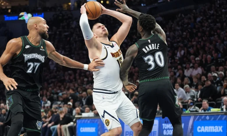 NBA fines Nuggets' Jokic, T-Wolves' Randle for role in Game 4 scuffle