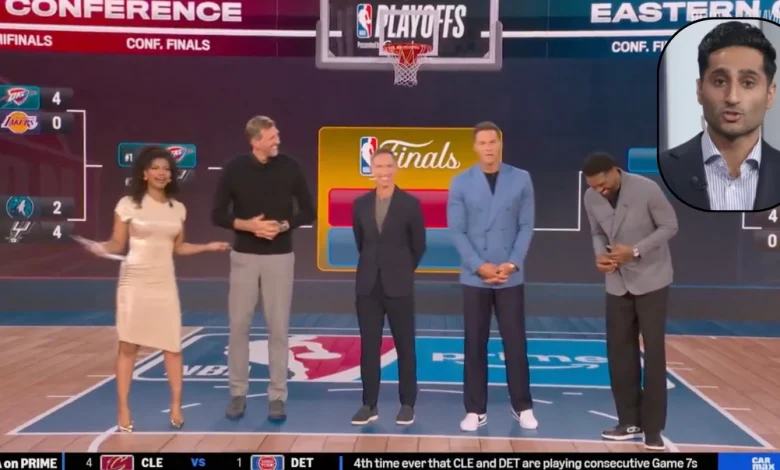 NBA on Prime crew calls out Shams Charania over MVP announcement