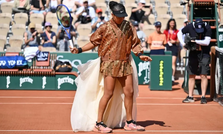 Naomi Osaka’s French Open outfits bring couture and tennis together in Paris