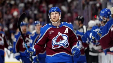Nathan MacKinnon has been at his best in these playoffs: All business — right down to the flippers