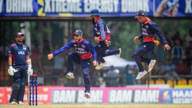 Nepal set 196-run target by USA in crucial League 2 clash