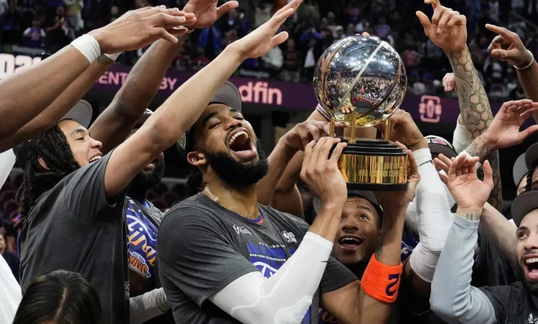 New York back in NBA Finals for first time since 1999 : NPR
